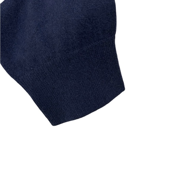 Quince Women’s Mongolian Cashmere Full Zip Hoodie XL navy blue NWT - Picture 8 of 11